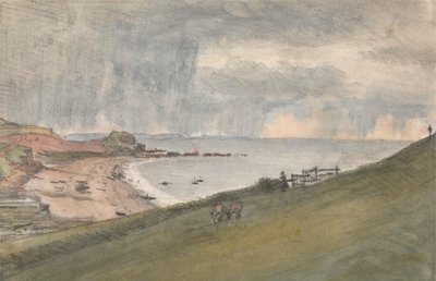 Budleigh, Salterton... Uçurumdan aşağı inmenin daha kolay bir yolu by Dr. William Crotch