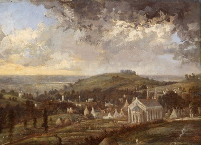 Stroud ve Severn, Gloucestershire by Désiré Delaplace Gérardin