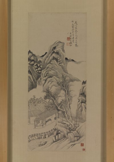 Zhao Zuo'nun Dong Yuan'ın Akarsuları ve Dağları Kopyasından Sonra Yağmuru Temizledikten Sonra by Du Qian