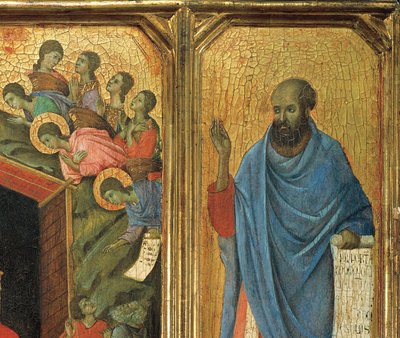 Predella panelinin detayı, Maesta di Siena