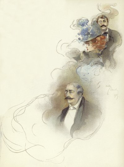 Savoy yemeğinde karakterler by Dudley Hardy