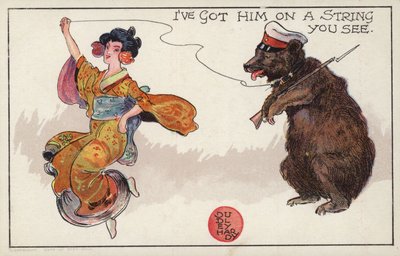 Gördüğün bir ipte onu yakaladım by Dudley Hardy