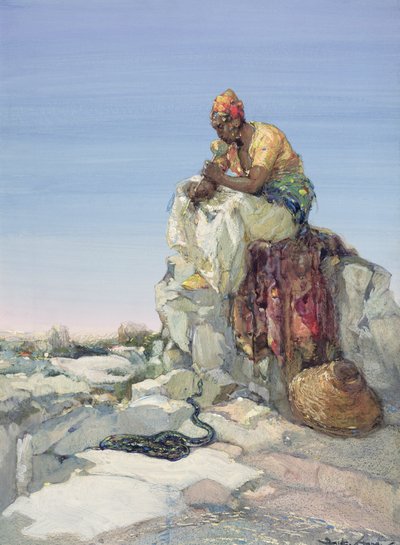 Yılan Oynatıcı, 1900 by Dudley Hardy