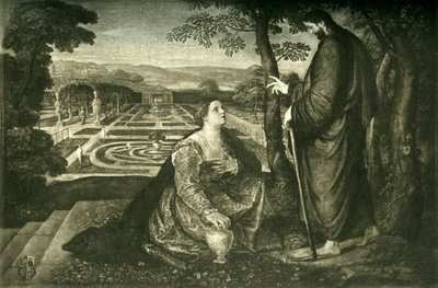 "Noli me tangere", 1548-1560, 1908. by Dujardin