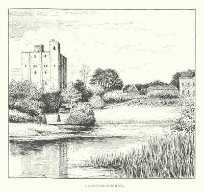Castle Hedingham (lito) by Duncan Moul
