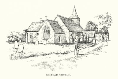 Elstead Kilisesi (lito) by Duncan Moul