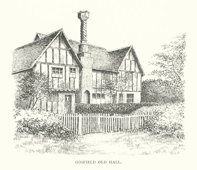 Gosfield Old Hall (lito) by Duncan Moul
