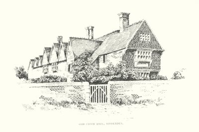 Old Cloth Hall, Biddenden (lito) by Duncan Moul