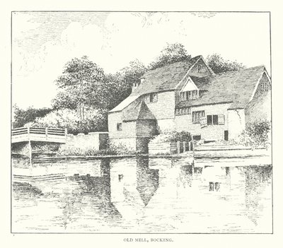 Old Mill, Bocking (lito) by Duncan Moul