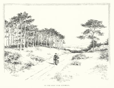 Hindhead yakınlarındaki yolda (lito) by Duncan Moul