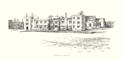 Penshurst Place (lito) by Duncan Moul