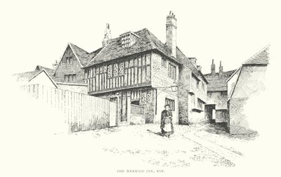 The Mermaid Inn, Rye (lito) by Duncan Moul