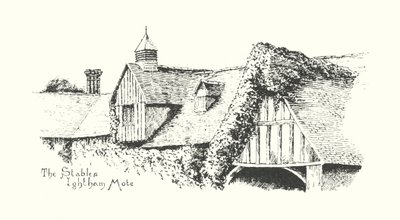 The Stables, Ightham Mote (lito) by Duncan Moul