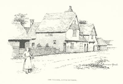 The Village, Little Dunmow (lito) by Duncan Moul
