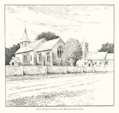 Willingale İspanya ve Willingale Doe (lito) by Duncan Moul