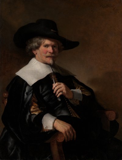 Koltukta Oturan Bir Adamın Portresi, ca. 1640-50. by Dutch