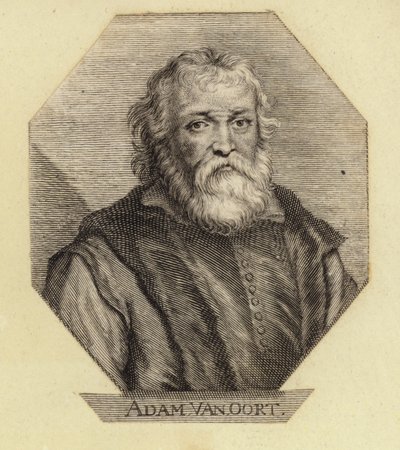 Adam Van Oort, Belçikalı bir sanatçı olan Adam van Noort olarak doğdu. Johann Georg Waldreich tarafından oyulmuş by Dutch School
