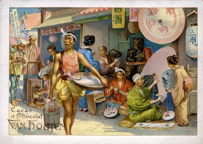 Asya pazarı sahnesi by Dutch School