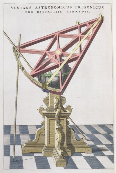 Joan Blaeu (1596-1673) Amsterdam, 1665 tarafından bir atlastan Tycho Brahe