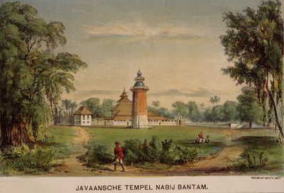 Banten Camii, Java, Endonezya by Dutch School