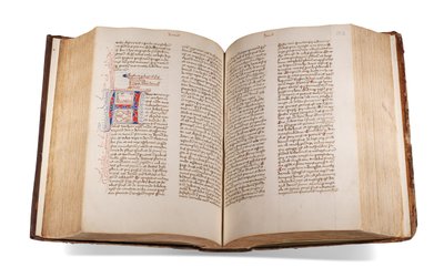 Önsözlü İncil, Latince, kağıt üzerine dekore edilmiş el yazması, Utrecht by Dutch School
