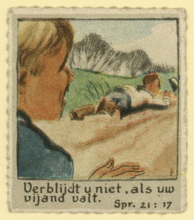 Düşmanın düştüğünde sevinme by Dutch School