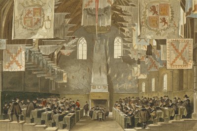 Binnenhof Büyük Salonu, Lahey, Hollanda by Dutch School