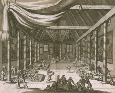 İmparatorluk Sarayı, Pekin, 1670 by Dutch School