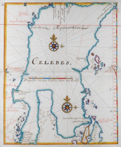 Celebes Adası. by Dutch School