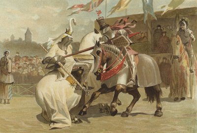 Jousting, 15. Yüzyıl by Dutch School