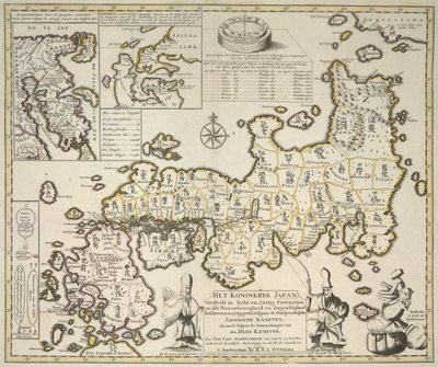 Japonya Haritası by Dutch School