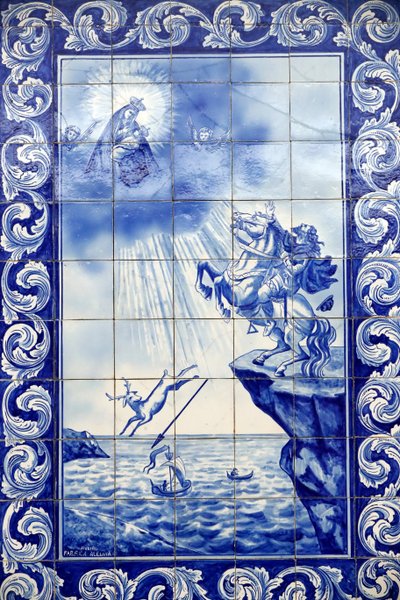 Nazare Our Lady of Mucizesi. Nazare Meryem Ana Kilisesi (Largo Nossa Senhora da Nazare). Portekiz. by Dutch School
