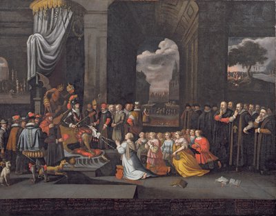 1568 yılında Alba Dükü tarafından Zulüm by Dutch School