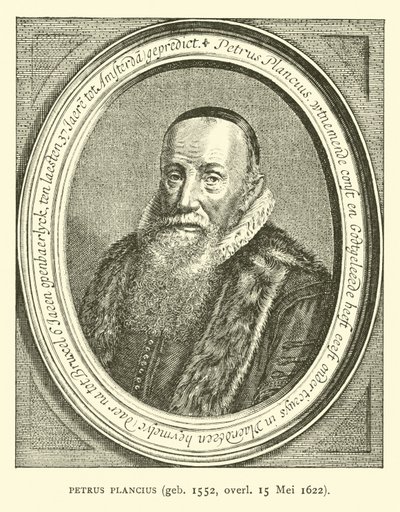 Petrus Plancius, Hollandalı astronom, haritacı ve din adamı by Dutch School