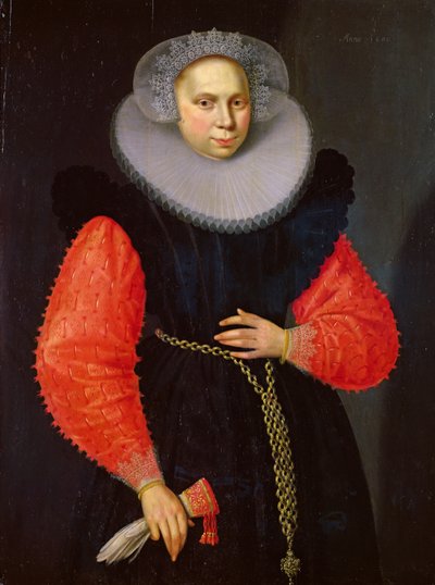 Bir Kadının Portresi, 1600 by Dutch School