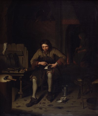 Ayakkabıcı, c.1675 by Dutch School