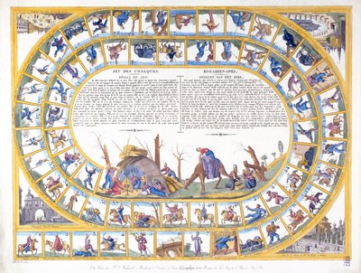 Farklı Rus askerlerinin çizimleriyle Kazak Oyunu, c.1815-16 by Dutch School