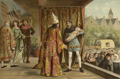 Tiyatro performansı, 14. Yüzyıl by Dutch School