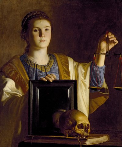 Dünyanın Kibirlerine Bir Ayna Sunan Hakikat, c.1625 by Dutch School