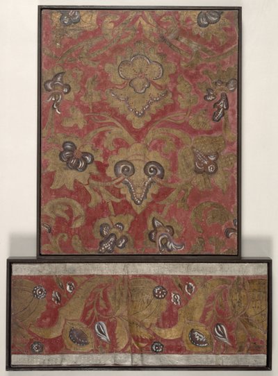 Duvar Kağıdı Tasarımı, c.1700 (deri) by Dutch School