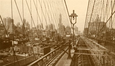 Brooklyn Asma Köprüsü, c1930