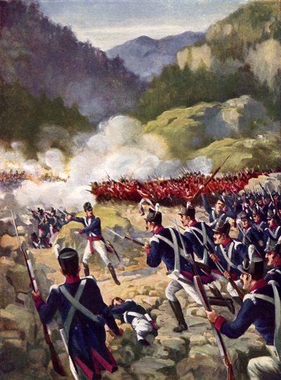 Busaco Savaşı, 1810 by E. A. Dyer