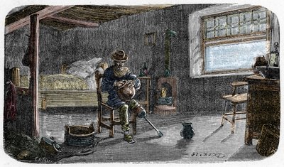 Yetenekli bir çömlekçi olmayı öğrenen küçük bir kutunun bıraktığı dizi kalıcı olarak zayıflamış genç Josiah Wedgwood'un portresi. by E. A. Tilly