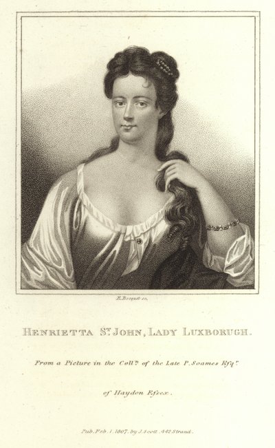Henrietta St John Lady Luxborough by E. Bocquet