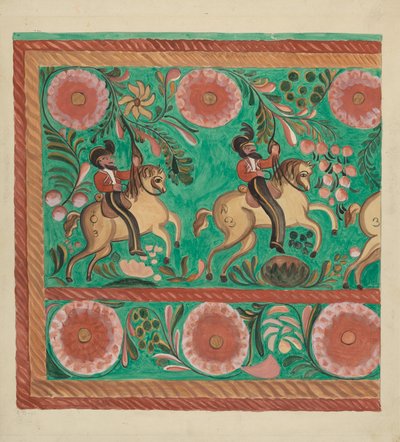 Yağa Boyalı Yerli Çam Sandığı by E. Boyd