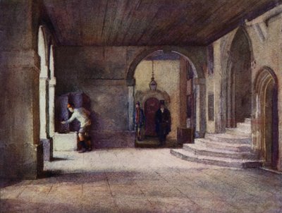 Eton: Cloisters (renkli taş) by E. D. Brinton