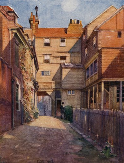 Eton: Eski Christopher Yard (renkli taş) by E. D. Brinton