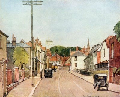 'Bir Essex Köyü: Ongar High Street', 1943. by E. Eason