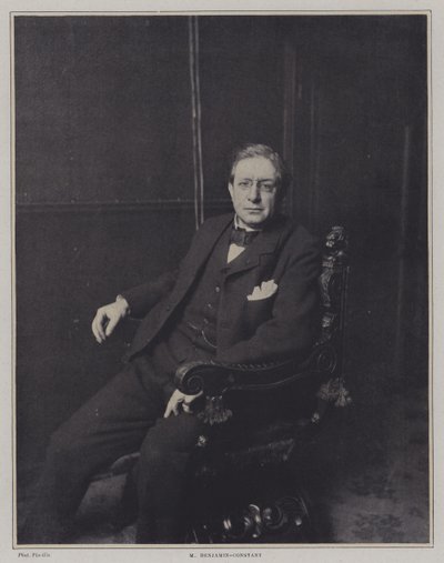 Jean-Joseph Benjamin-Constant, Fransız sanatçı by E. Fiorillo