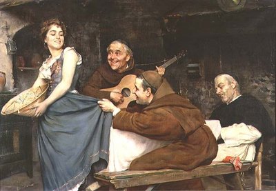 Akşam Yemeği Sonrası Eğlence by E. Giachi
